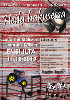 Heila hakusessa (Vem tar vem) -musiikkinäytelmän suomenkielinen kantaesitys Kaarina-Teatterissa 11.10.2019
